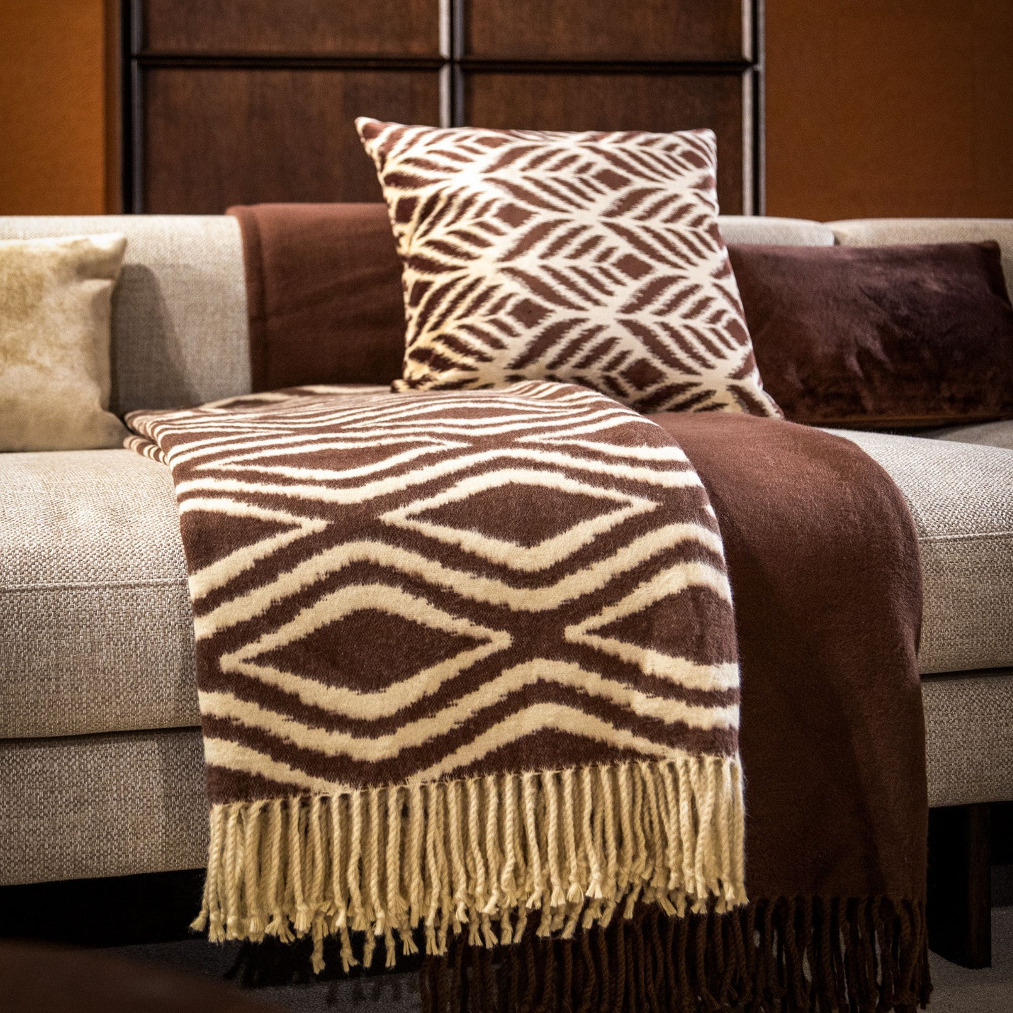 ANNABELLA | Plaid 150x200 cm | Chocolate Martini | Marron| Hoii