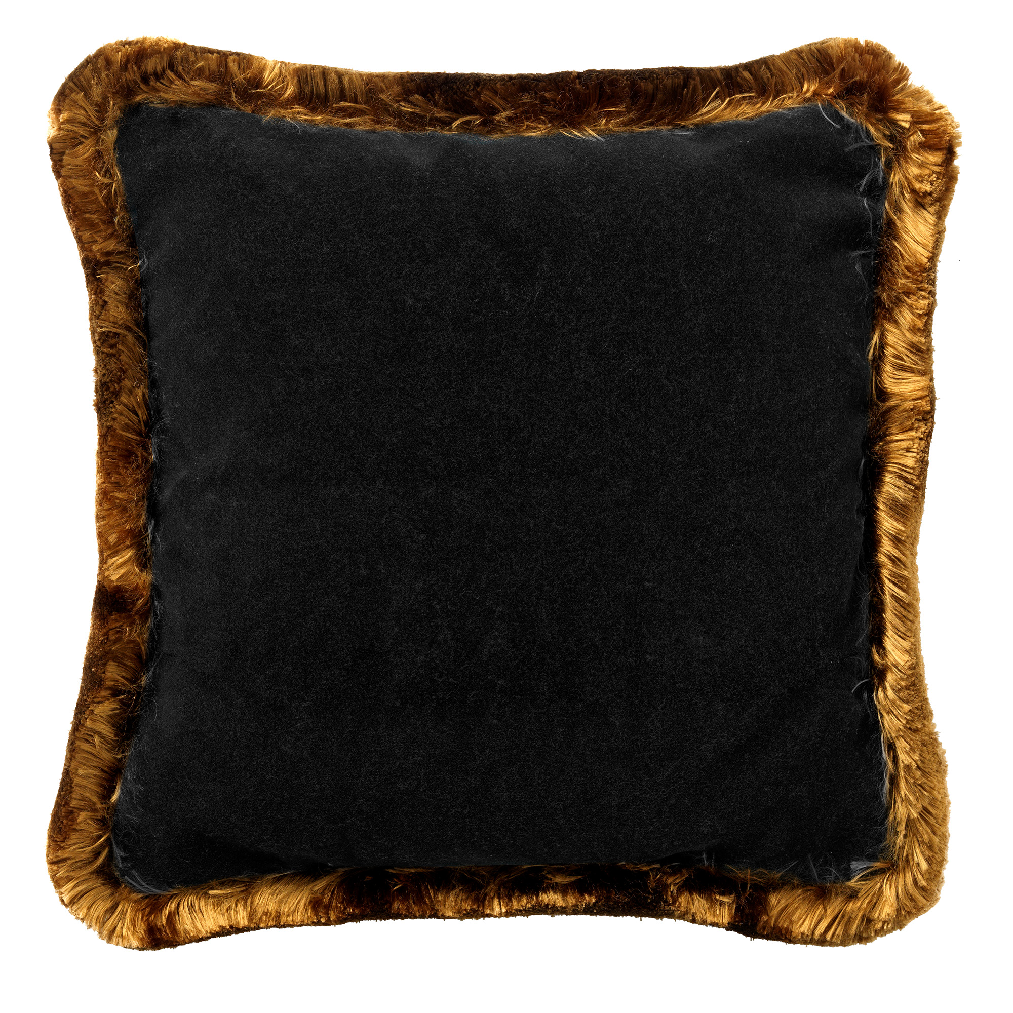 GENEVIEVE | Coussin | 45x45 cm Raven | Noir | Hoii | Avec un rembourrage luxueux