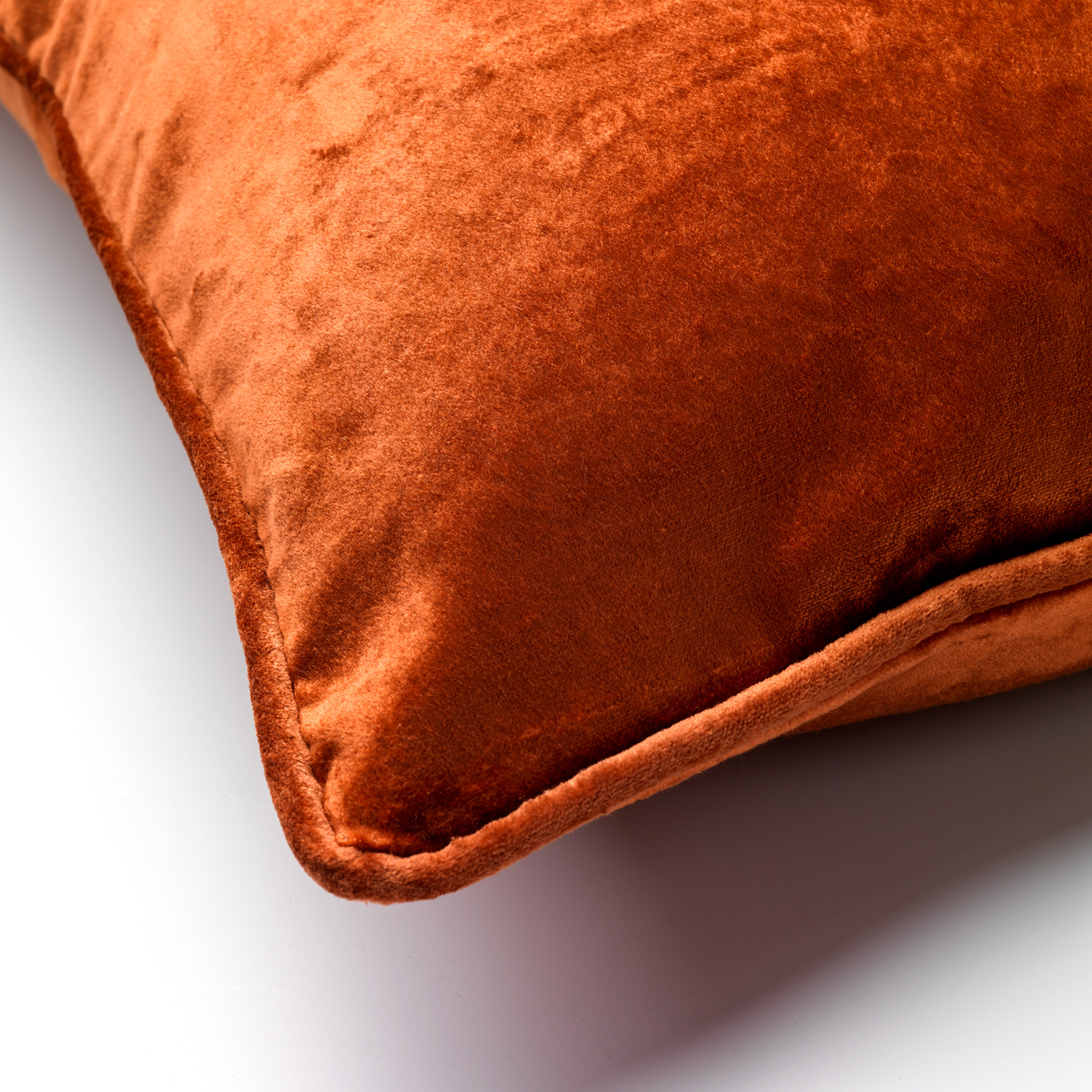 CHLOE | Coussin | 50x50 cm Potters Clay | Orange | Hoii | Avec un rembourrage luxueux