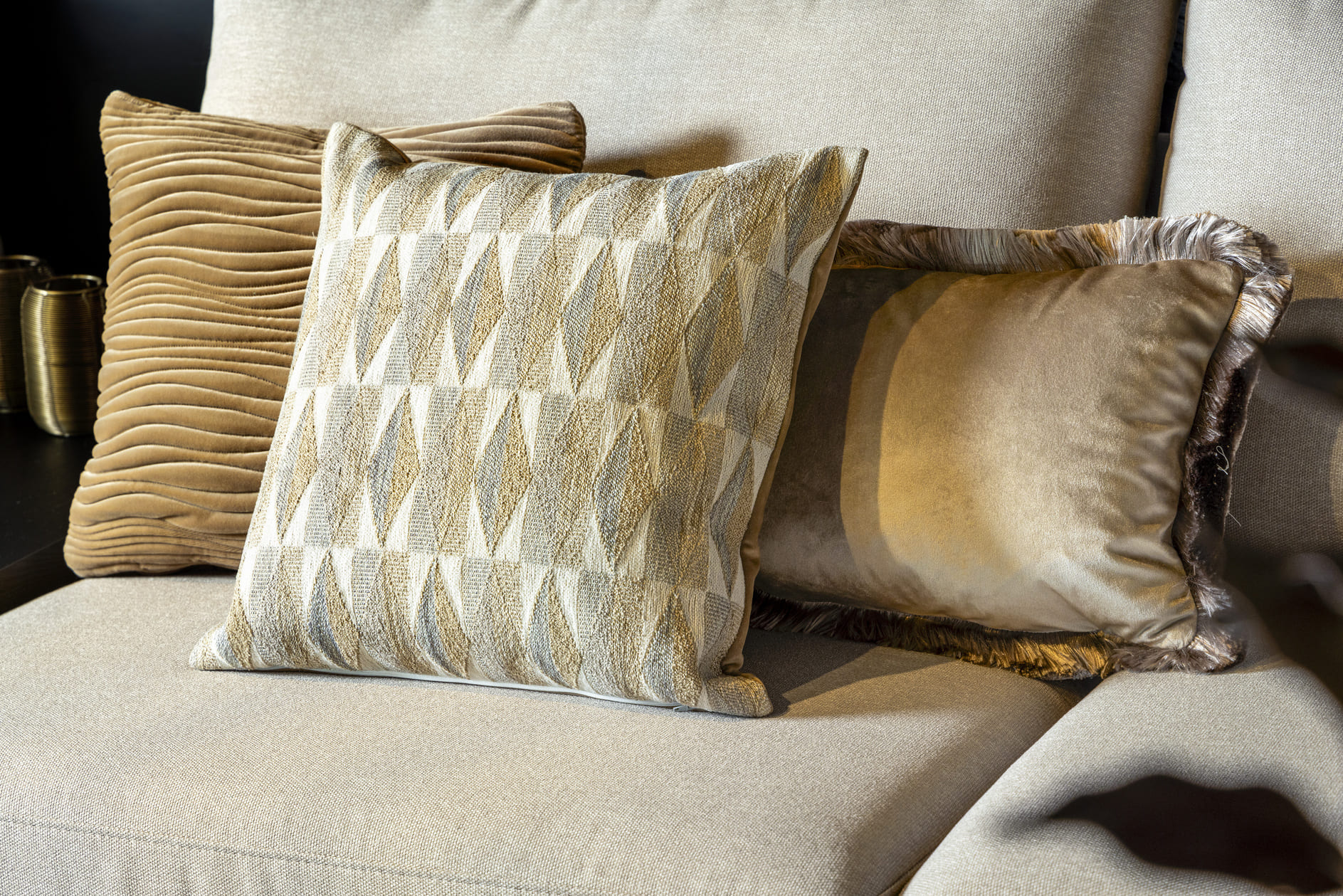 JEANETTE | Cushion 30x50 cm | Sepia Tint | Brown | Hoii 