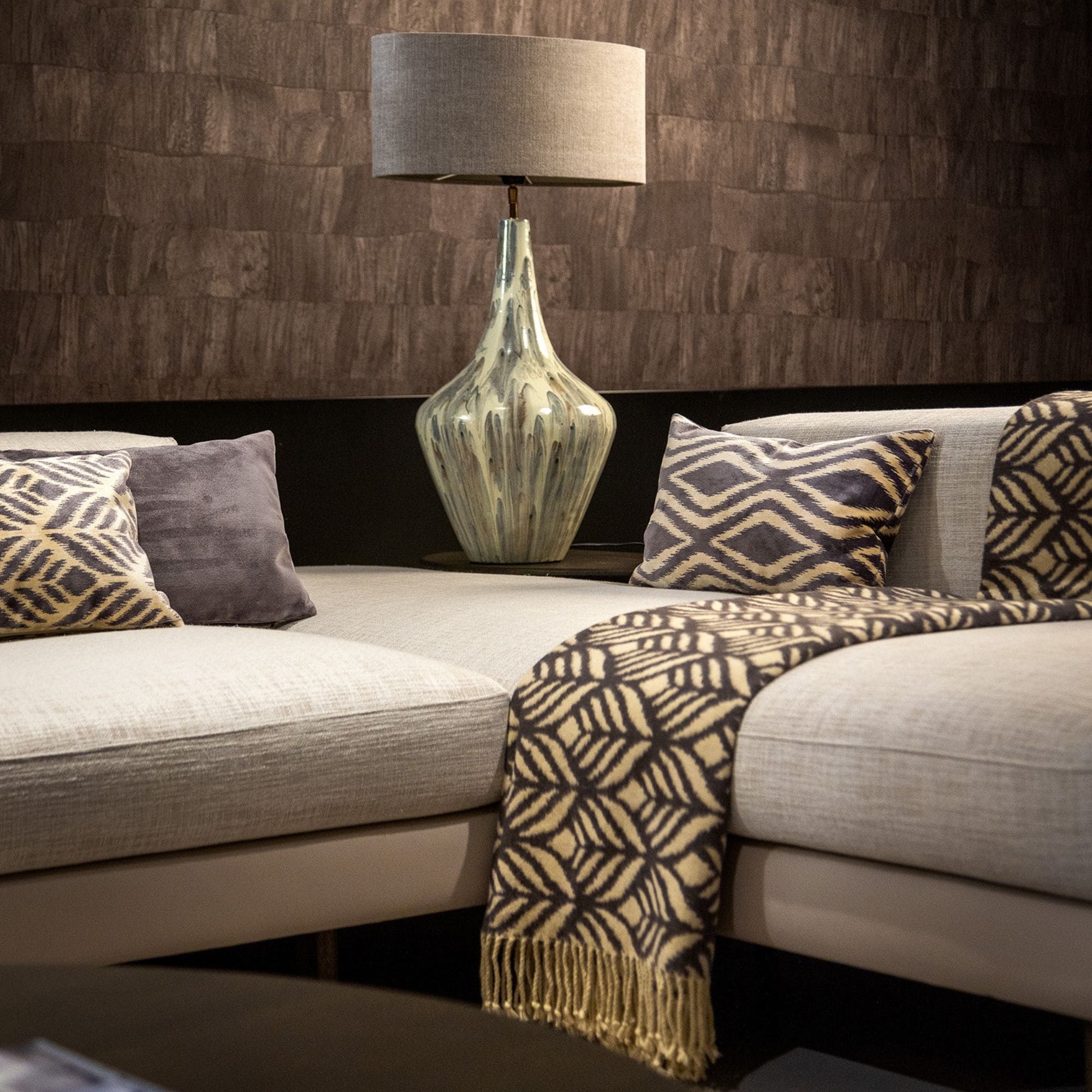 ALEXANDRA | Plaid 150x200 cm | Charcoal Gray | Anthracite | Hoii