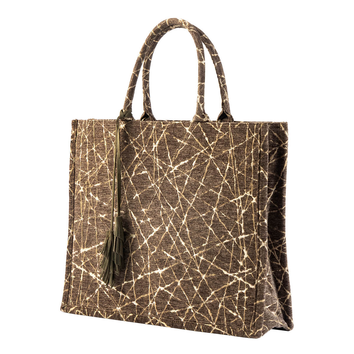 ODETTE | Tote-bag | Shopper Dark olive | 43x34x13 cm | Groen | Hoii 