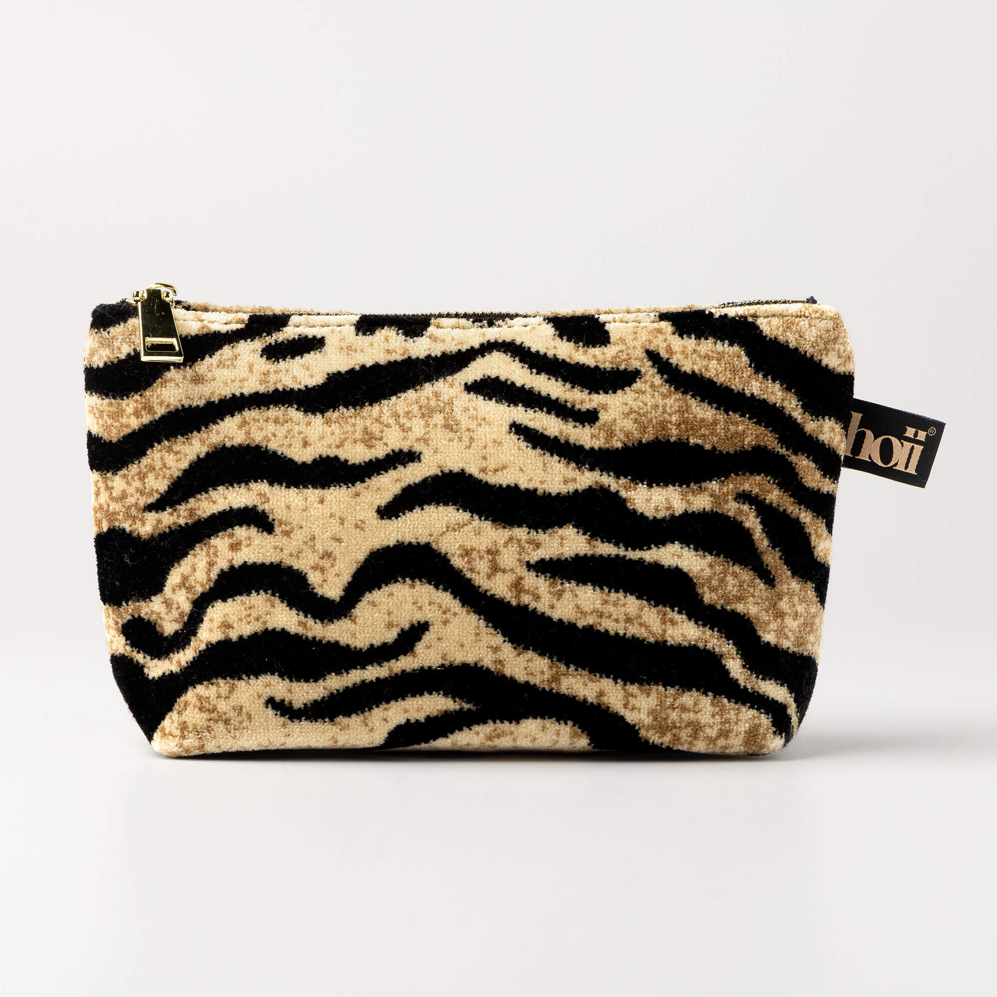 ELEONORA | Cosmetic bag | 23x12,5x6,5 cm | Pumice Stone | Beige | Hoii 